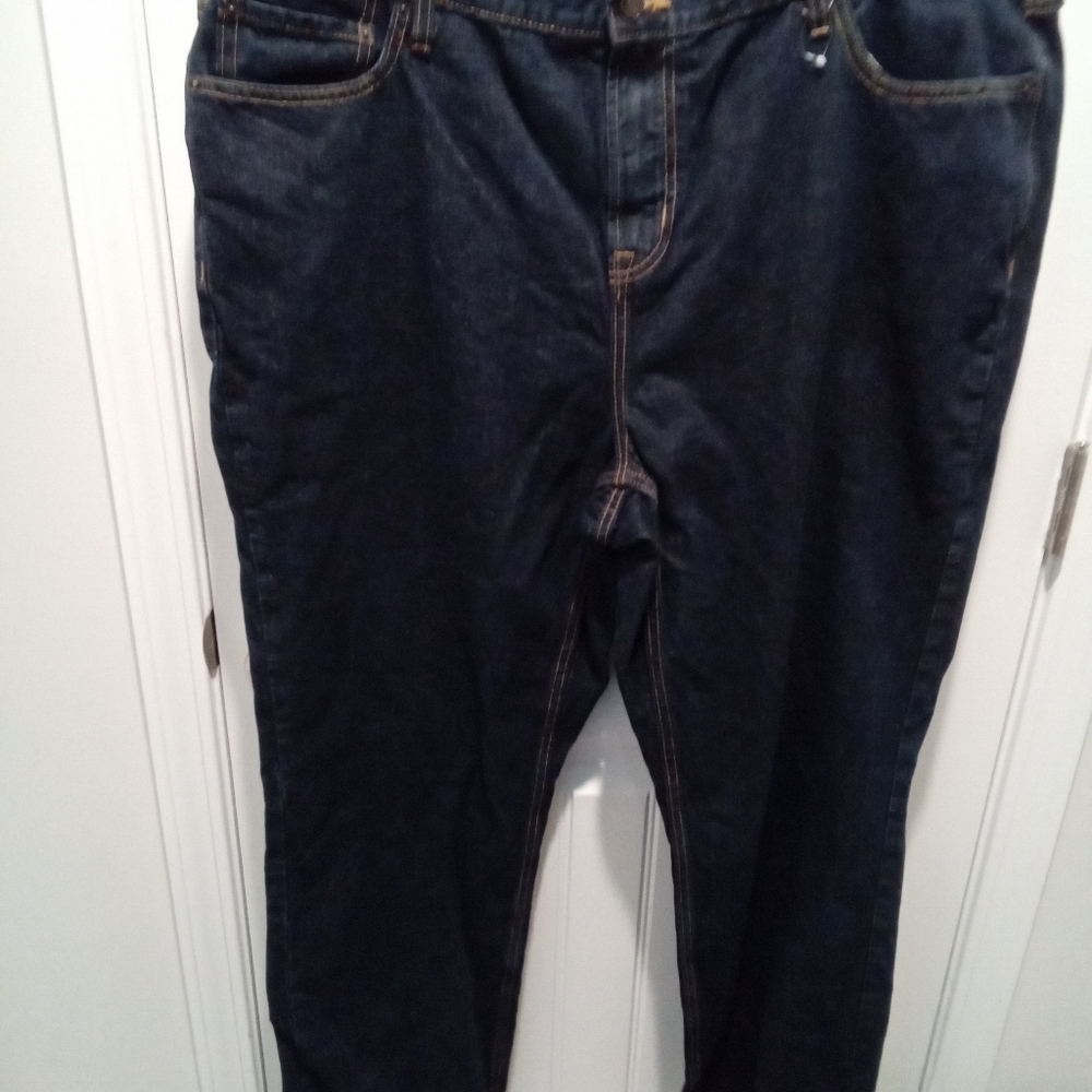 Old Navy Big And Tall Sz 46 X 34 Classic Denim Blue Straight Leg Jeans